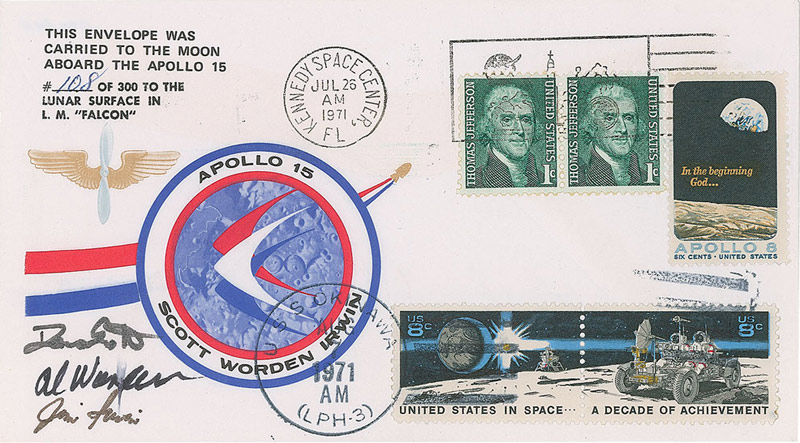 Apollo 15  Flown Cover