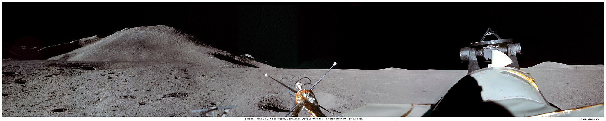 Apollo 15 panorama photo