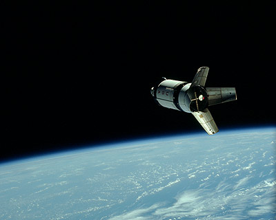 Apollo 7 S-IVB stage in Earth orbit