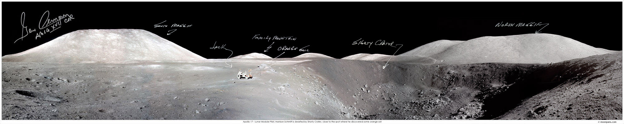 Gene Cernan Autograph Signed Photo