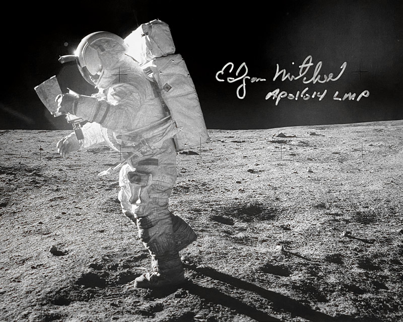 Edgar Mitchell Autographs Signed Photos