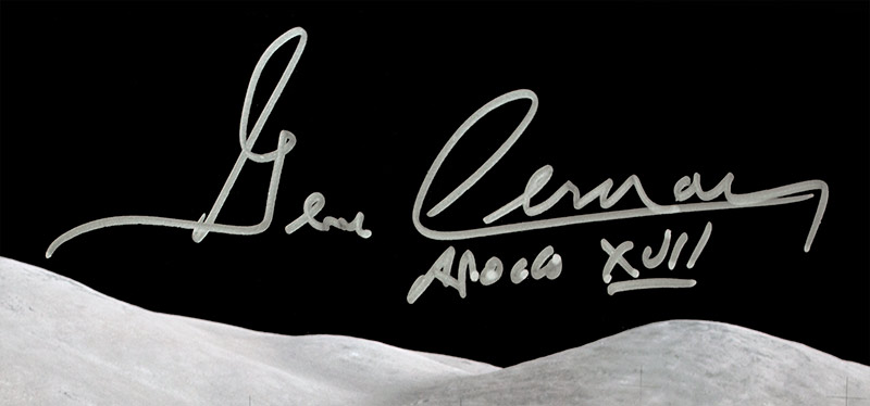 Gene Cernan Autograph