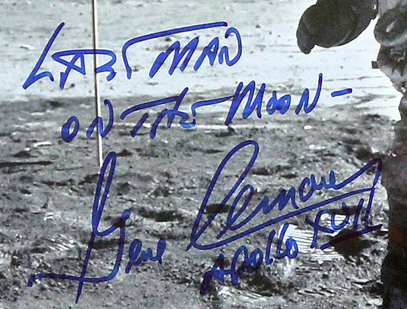 Gene Cernan Autograph