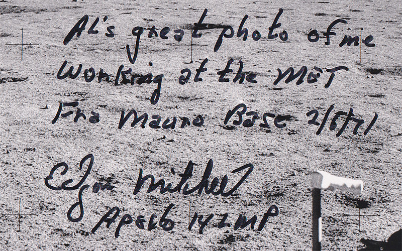 Edgar Mitchell Autographs Signed Photos