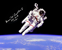 Bruce McCandless Autograph