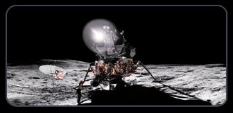 Apollo 14 LEM 12 O'clock pan by Alan Shepard