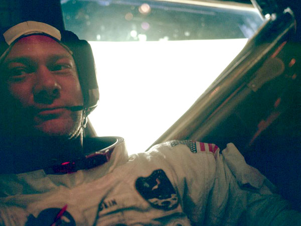 Apollo 11 Aldrin in the LM