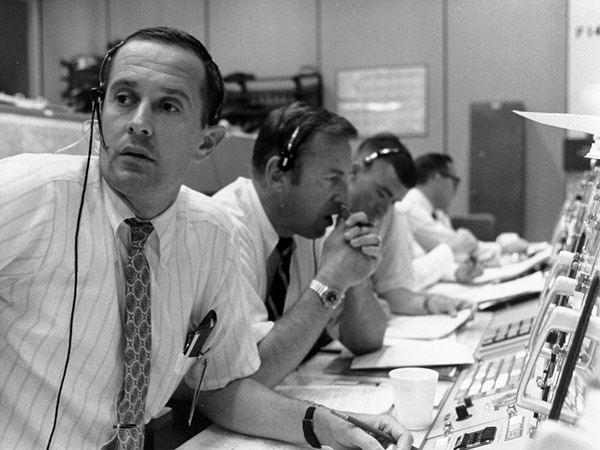 Apollo 11 CAPCOM Charlie Duke along with Jim Lovell