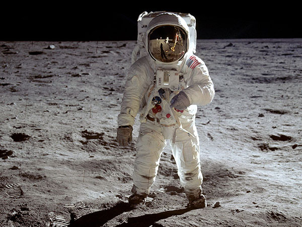Apollo 11 Aldrin on the moon