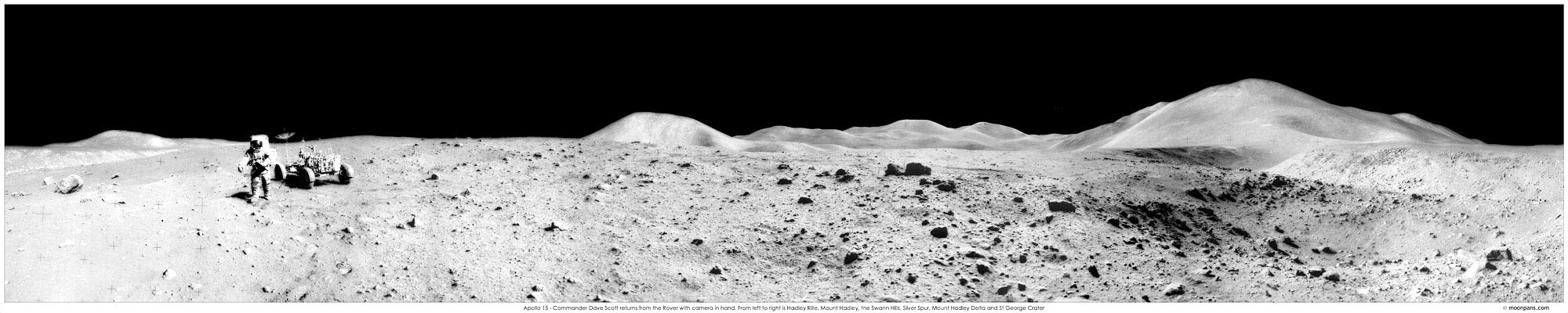 Apollo 15 photo panorama