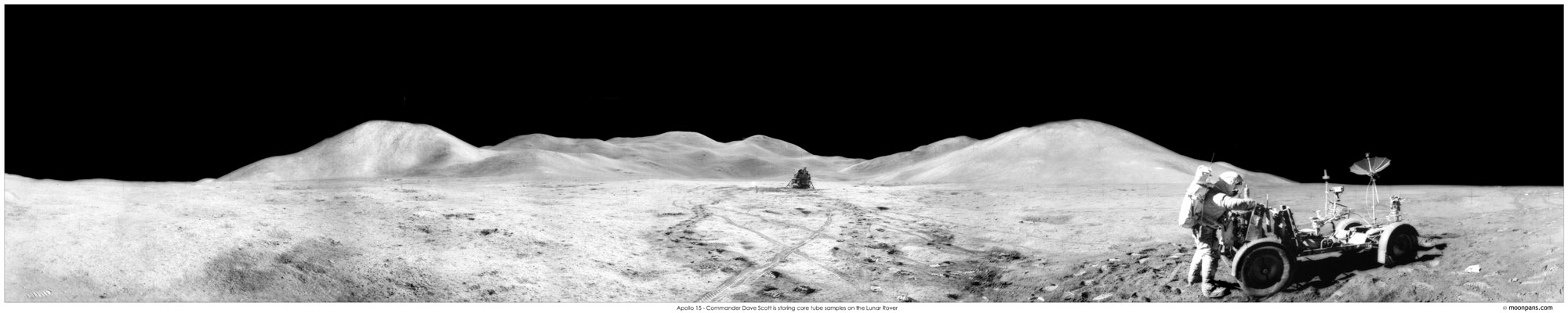Apollo 15 panorama photo