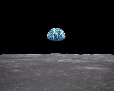 16x20 inch Apollo 11 Earth Rise