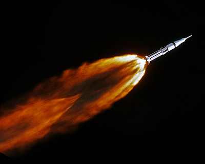 apollo 7 Rocket Plume photo