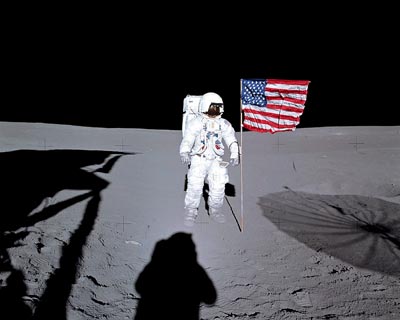 Apollo 14 Mitchell Flag photo