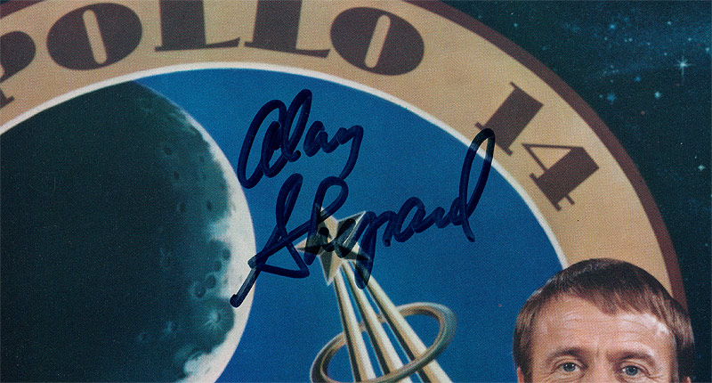 Alan Shepard Autographs Signed Photos