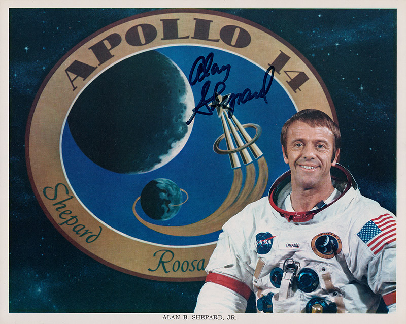 Alan Shepard Autographs Signed Photos