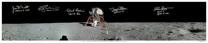 Apollo Astronaut Autographs and Moonwalker Signed Photos by Moonpans