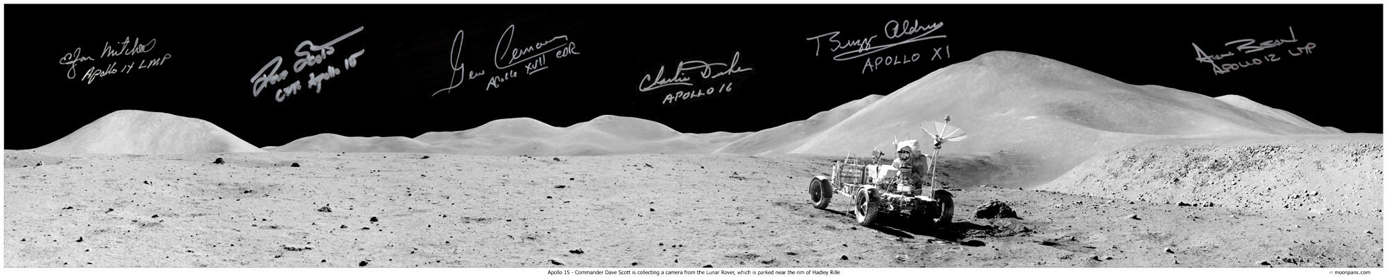 Apollo Multi Signed Photo