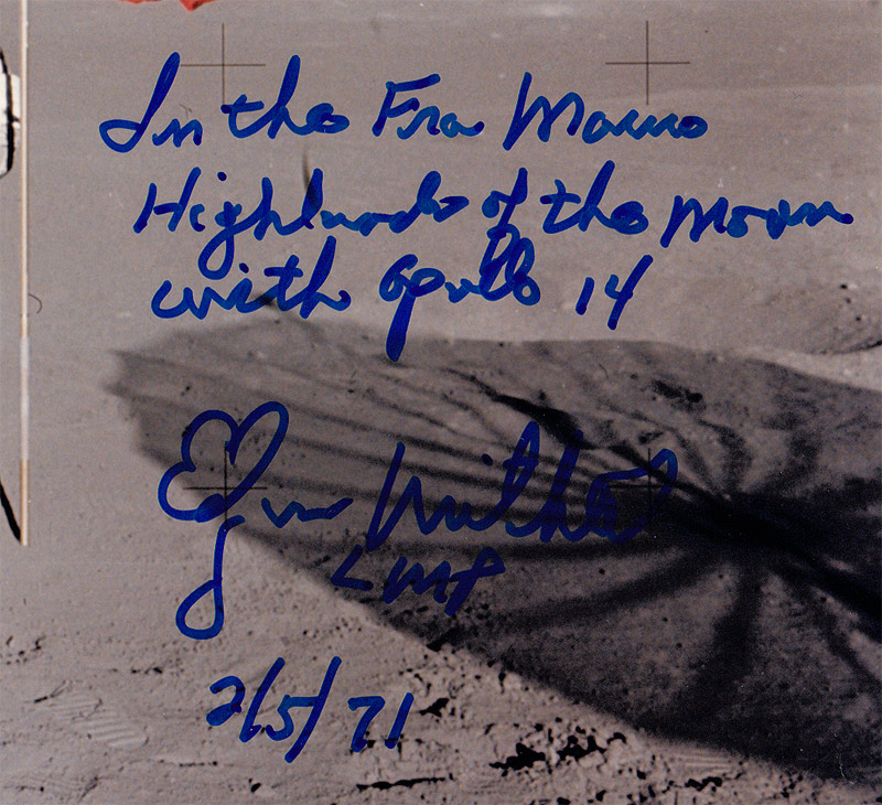Edgar Mitchell Autographs Signed Photos