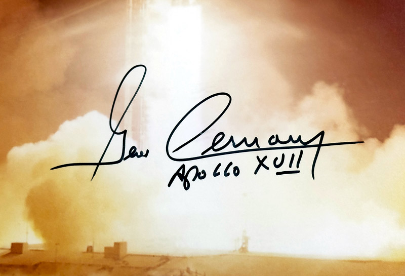Gene Cernan Autograph