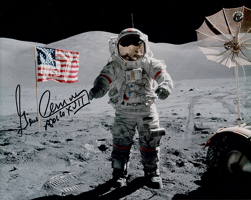 Gene Cernan Autograph